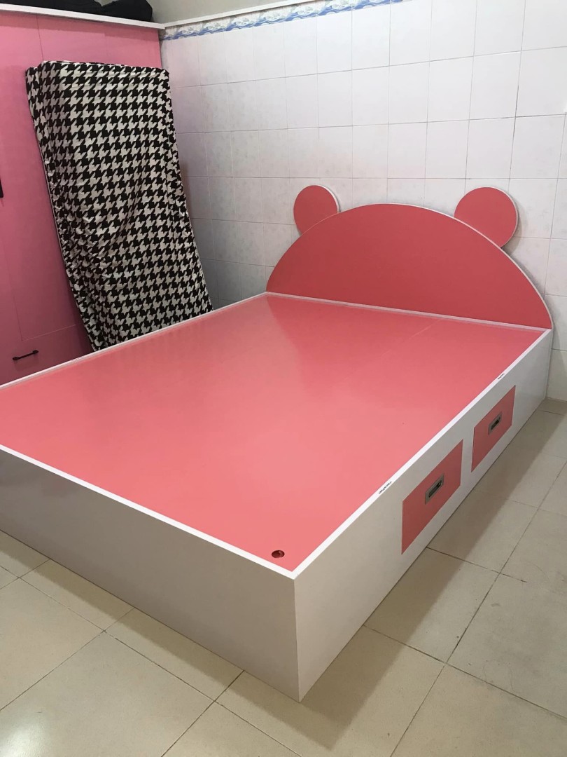 giường nhựa nội thất nhựa nhựa cao cấp