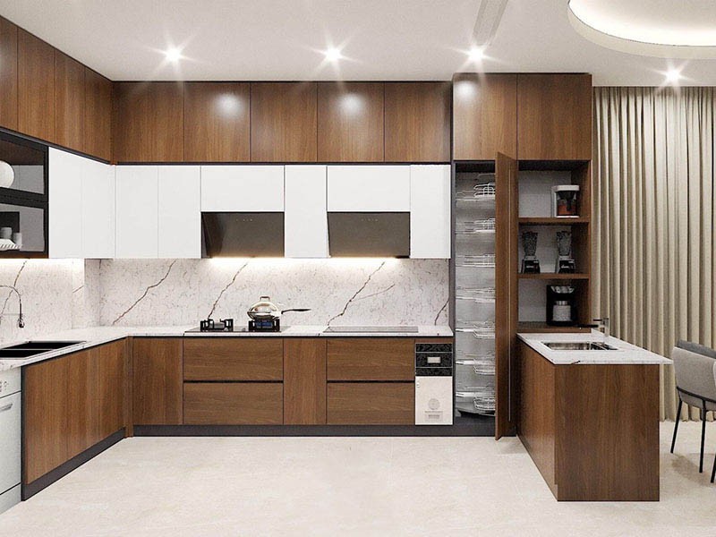 vệ sinh bảo dưỡng tủ bếp nhựa nội thất nhựa