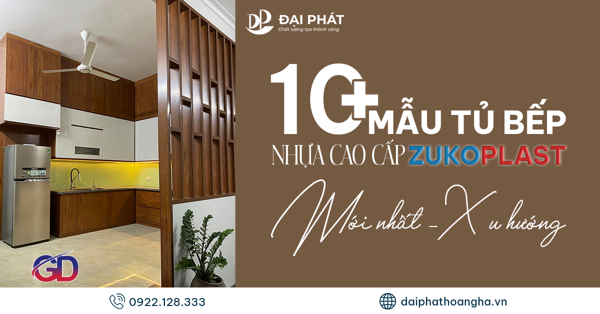 10+ Mẫu Tủ Bếp Nhựa Cao Cấp Zukoplast – Xu Hướng Đáng Sở Hữu 2025