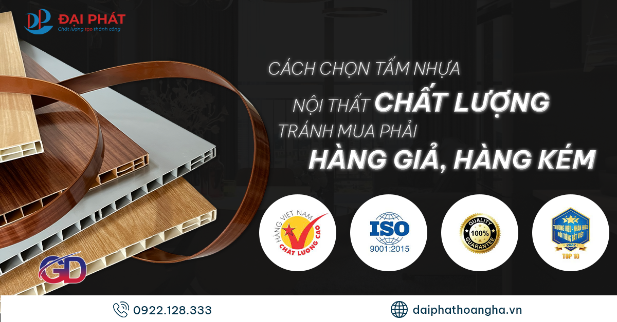 Cách Chọn Tấm Nhựa Nội Thất Chất Lượng 2025