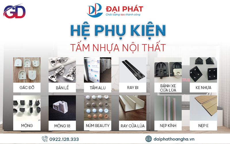 Phụ Kiện Cho Tấm Nhựa Nội Thất 2025
