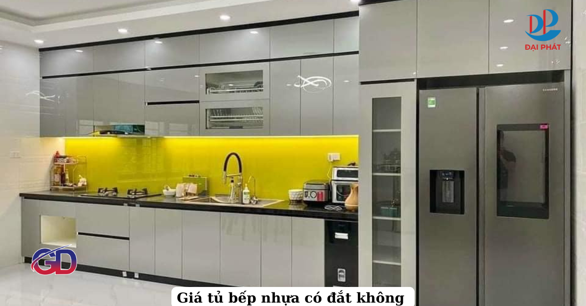 GIÁ TỦ BẾP NHỰA 2025 – ĐẮT HAY RẺ SO VỚI GIÁ TRỊ MANG LẠI?