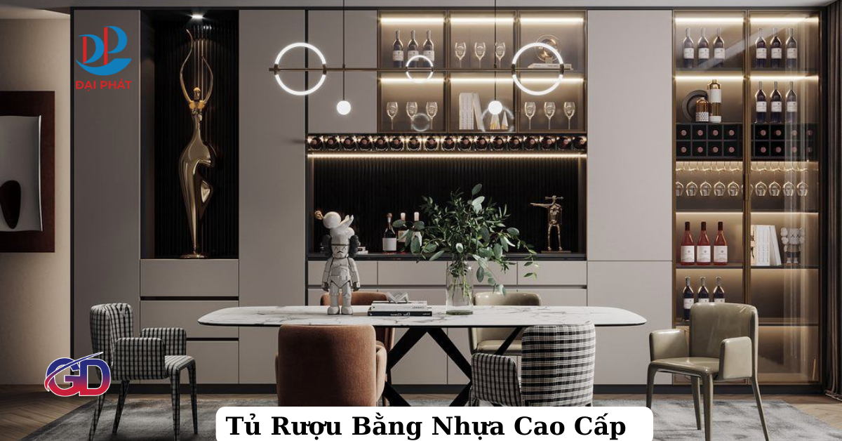 TOP 5+ Mẫu Tủ Rượu Nhựa Cao Cấp Đẹp – Bền – Giá Hợp Lý 2025