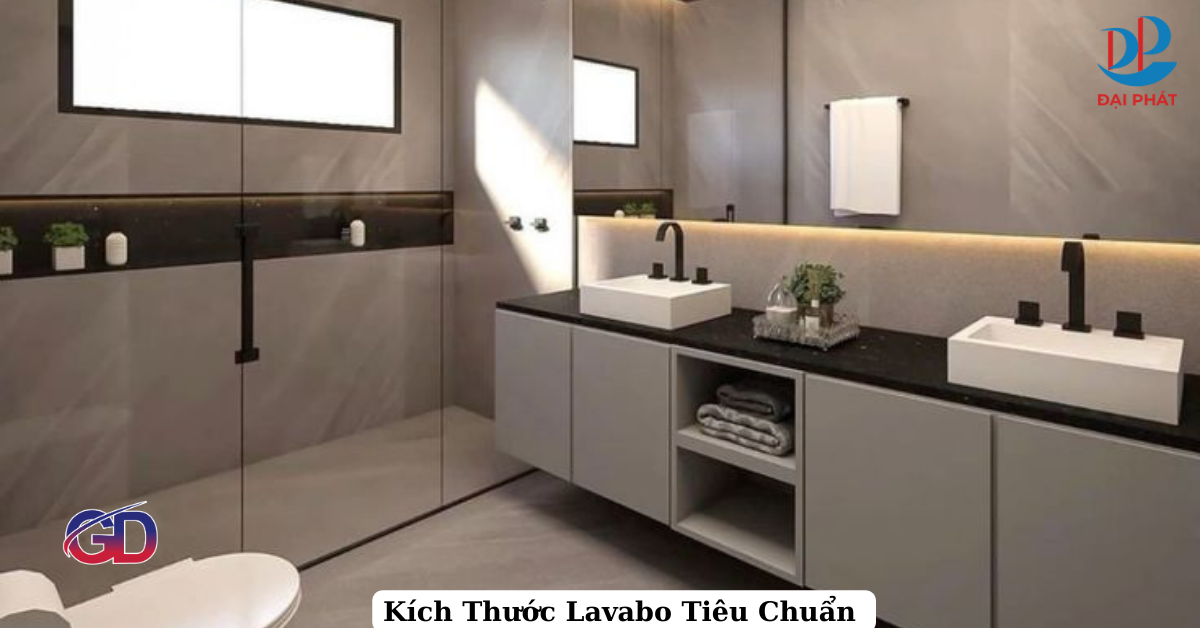 CÁC KÍCH THƯỚC LAVABO TIÊU CHUẨN CHO KHÔNG GIAN PHÒNG TẮM 2025