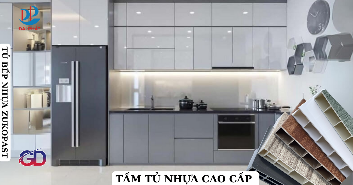 TỦ BẾP NHỰA CHO CĂN HỘ – CHUNG CƯ MINI HIỆN ĐẠI 2025