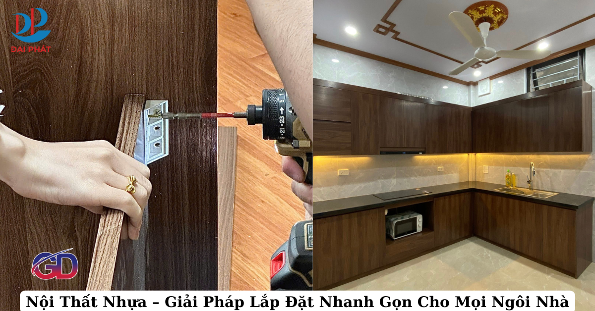 NỘI THẤT NHỰA – LỰA CHỌN THI CÔNG NHANH, ĐẸP VÀ BỀN VỮNG CHO NĂM 2025