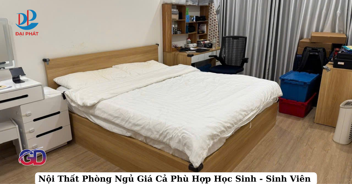 Thiết Kế Nội Thất Phòng Ngủ Dành Cho Học Sinh – Sinh Viên Với Ngân Sách Tiết Kiệm 2025
