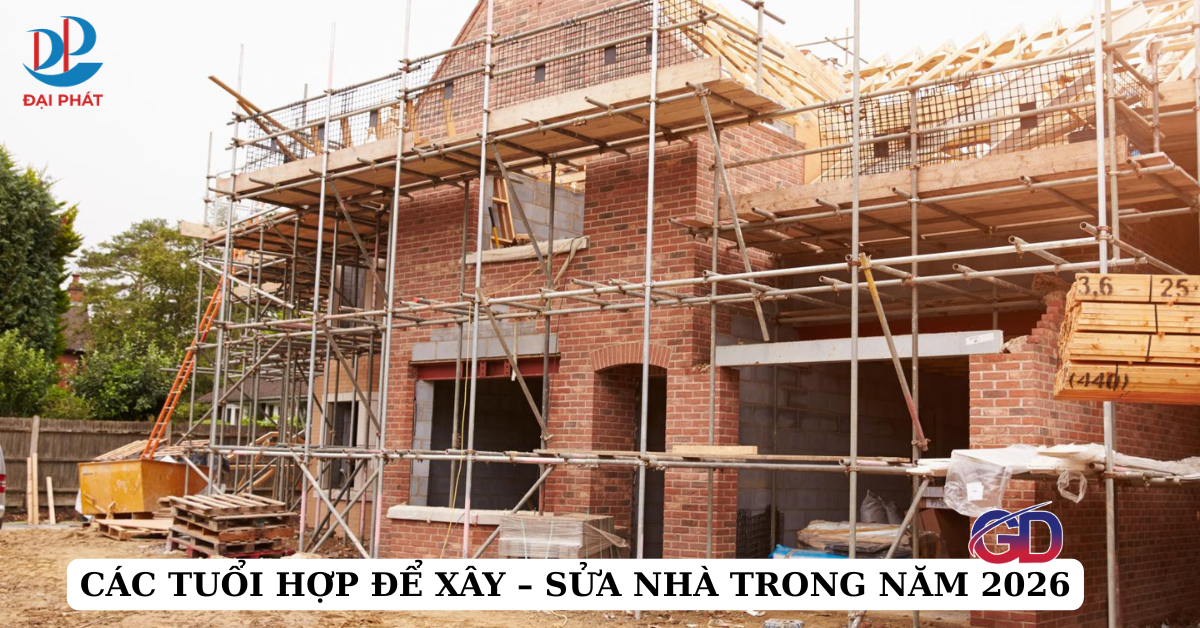 CHỌN TUỔI ĐẸP XÂY – SỬA NHÀ NĂM 2026 | ĐÓN VẬN KHÍ CÁT LỢI CHO MÁI ẤM MỚI