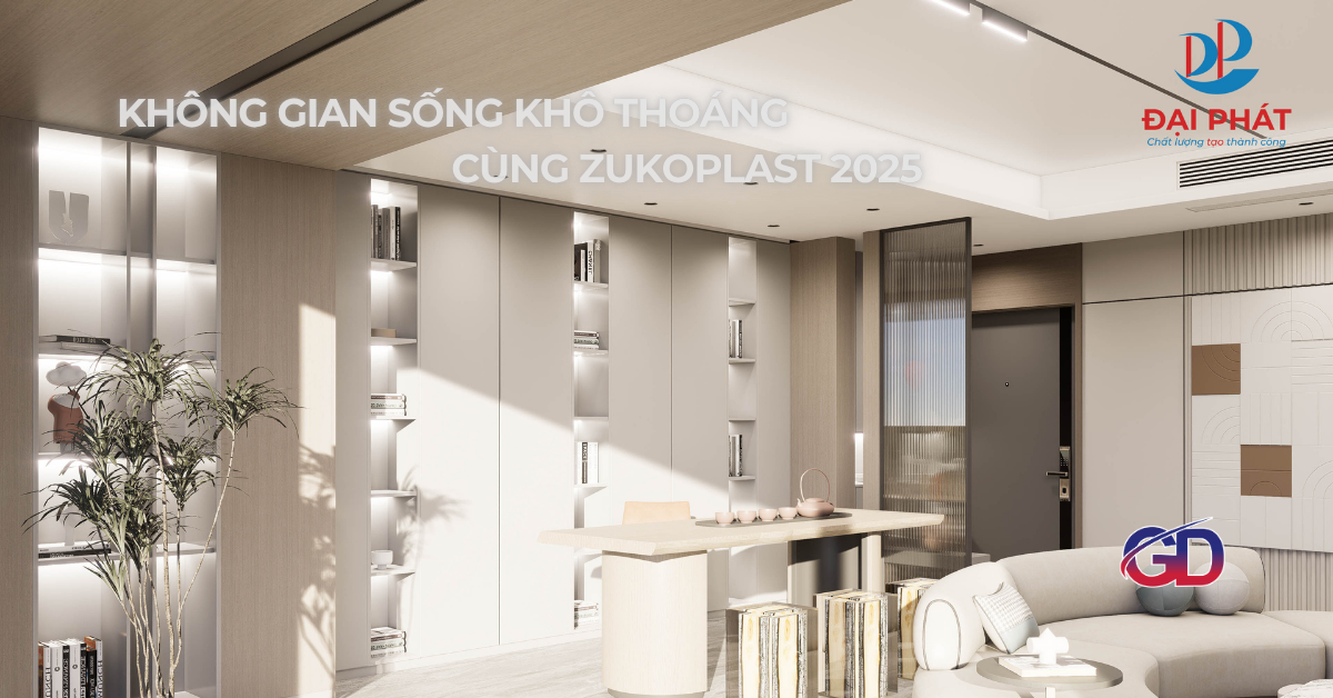 TẠM BIỆT MÙI ẨM – CHÀO ĐÓN KHÔNG GIAN SỐNG KHÔ THOÁNG CÙNG NỘI THẤT NHỰA ZUKOPLAST 2025
